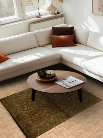 Classic Aubusson Rug 4x5 Featuring Detailed Traditional Patterns