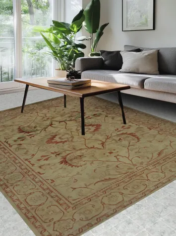 Timeless Chobi Peshawar Area Rug 8x10 with Symmetrical Design