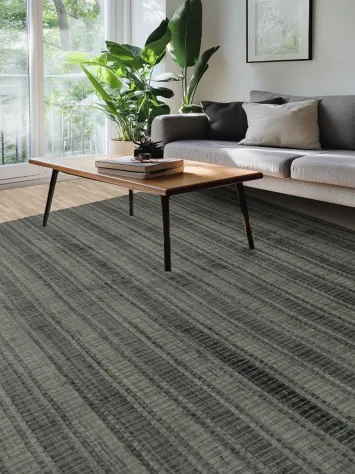 Grey IKats Oriental Large Rug 12x14 for a Subtle Stylish Touch