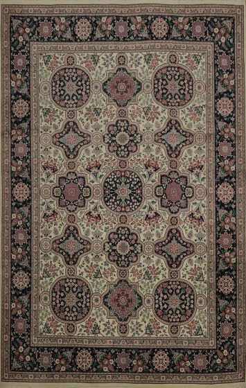 Heritage and Style Ornate Aubusson Oriental Area Rug 9x12
