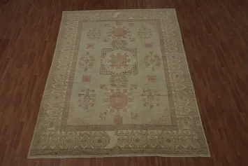 Timeless Classic Khotan Large Area Rug 9x12 Subtle Earth Tones