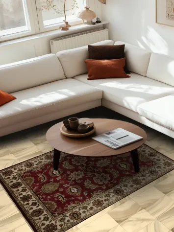 Stunning Red Agra Oriental Rug 4x6 Enhancing Any Space