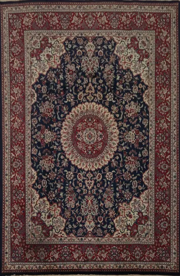 Luxurious Sarouk Chinese Area Rug 8x10 Classic Medallion
