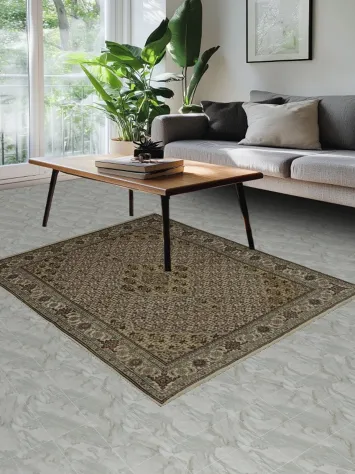 Classic Tabriz Mahi Oriental Rug 5x7 for Any Luxurious Space