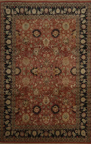 Luxurious Tabriz Persian Area Rug 9x12 Timeless Elegance