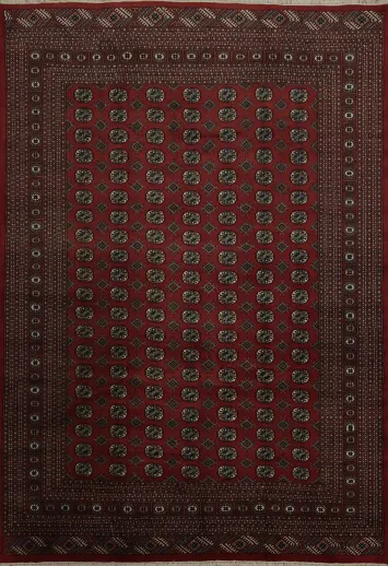 Red Bokhara Area Rug 8x10 Perfect for Cozy, Artistic Spaces