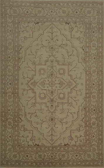 Classic Peshawar Oriental Large Rug 10x14 with Harmonious Motifs