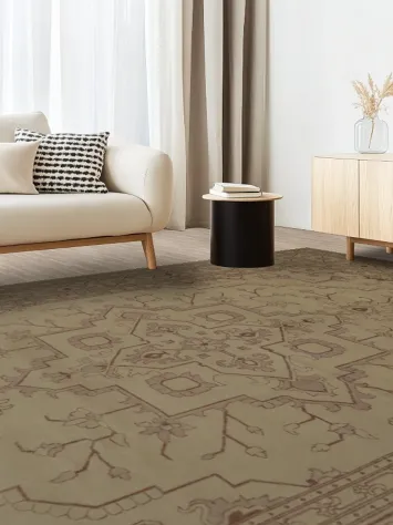 Classic Peshawar Oriental Large Rug 10x14 with Harmonious Motifs