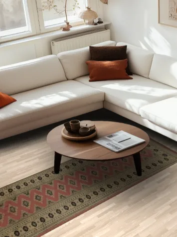 Stylish Bokhara Runner Rug 3x10 with Geometric Patterns