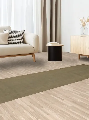 Muted Oushak Turkish Runner Rug 3x10 for Timeless Elegance