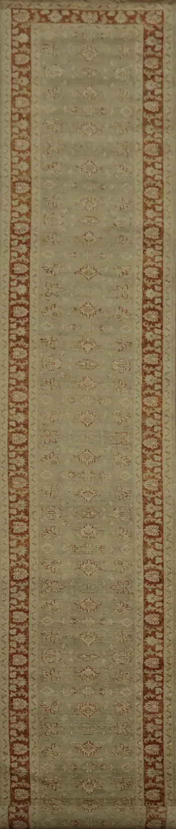 Floral Peshawar Runner Rug 3x20 Ideal for Elegant Hallways