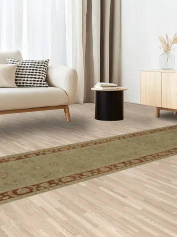 Floral Peshawar Runner Rug 3x20 Ideal for Elegant Hallways