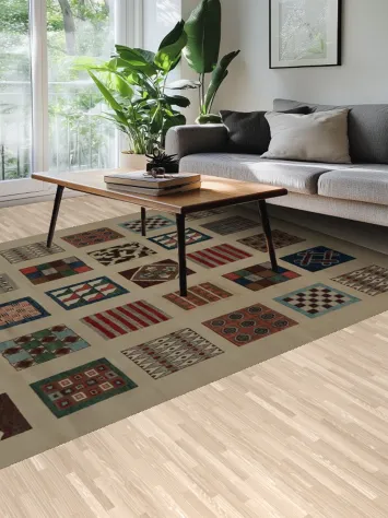 Vibrant Peshawar Area Rug 8x12 to Enhance Interior Design