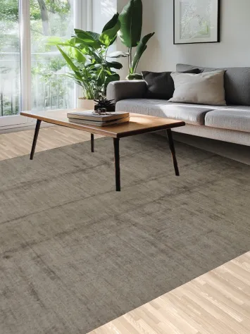 Muted Tone Gabbeh Area Rug 9x13 for Minimalist Interiors