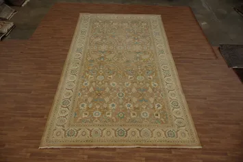 Stylish Light Rust Ziegler Egyptian Rug Perfect for Traditional and Modern Interiors 10x18