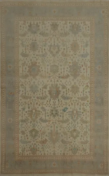 Timeless Floral Oushak Oriental Area Rug 10x13 Classic Charm