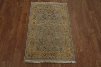 Elegant Floral and Animals Patterns Ziegler Oriental Rug 2x3