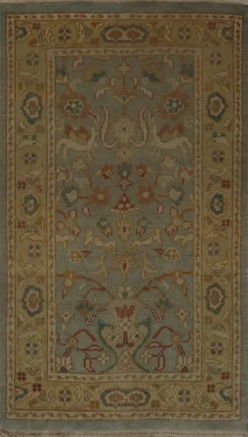 Antique Look Ziegler Oriental Rug 2x3 Classic Eastern Influences
