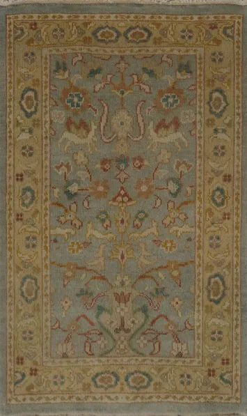 Antique Look Ziegler Rug 2x3 Timeless Neutral Tones and Design