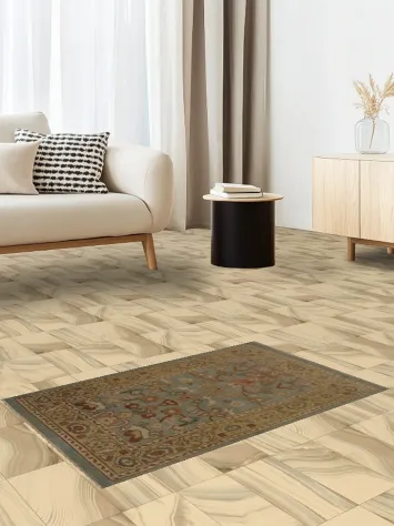 Antique Look Ziegler Oriental Rug 2x3 with Detailed Motifs