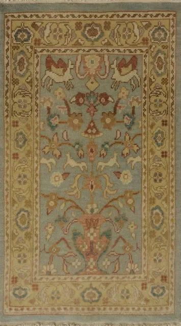 Ornate Handcrafted Ziegler Oriental Rug 2x3 Classic Style