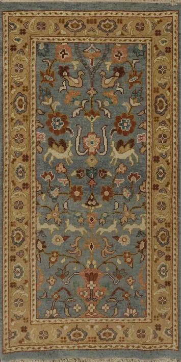 Elegant Ziegler Oriental Rug 2x4 with Rich Detail and Color