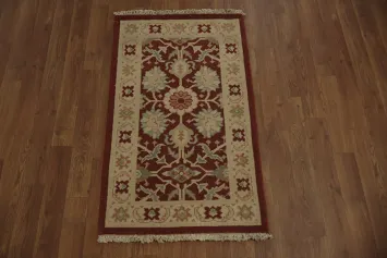 Luxurious Earth-Toned Accent Rug Featuring Classic Motifs 2x3