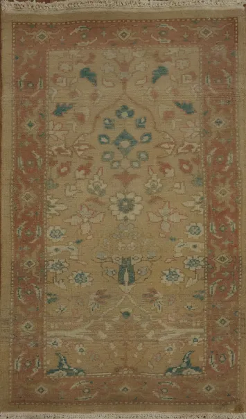 Handcrafted Oriental Rug Featuring Floral Elegance 2x4