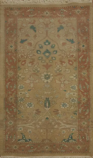 Charming Antique Rug with Rich Detail and Warm Vibrant Borders 2x4