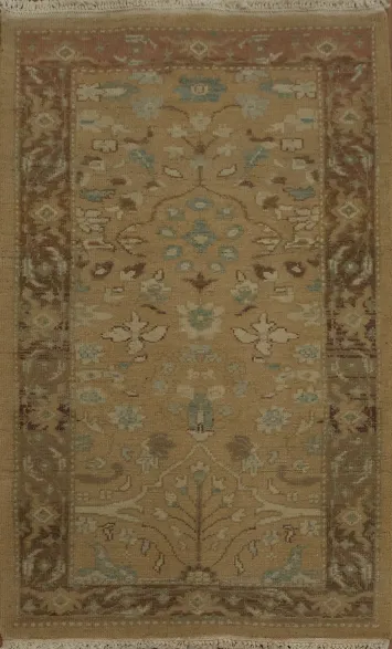 Sophisticated Oriental Rug with Nature-Inspired Patterns 2x4
