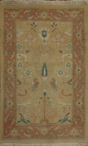Elegantly Crafted Oriental-Style Rug with Rich Earth Tones 2x3