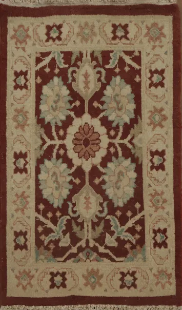 Classic Oriental Rug Featuring Rich Earthy Tones and Textures 2x3