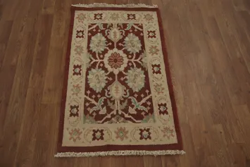 Classic Oriental Rug Featuring Rich Earthy Tones and Textures 2x3