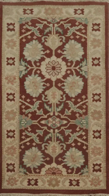 Ornate Floral Rug: Traditional Craftsmanship in Rich Earth Tones 2x4