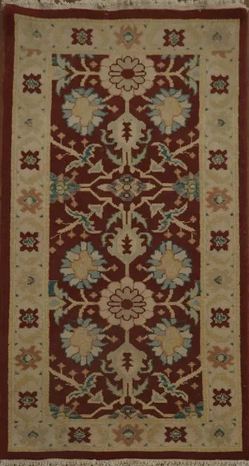 Traditional Design Rug Featuring Beautiful Floral Arrangements 2x4