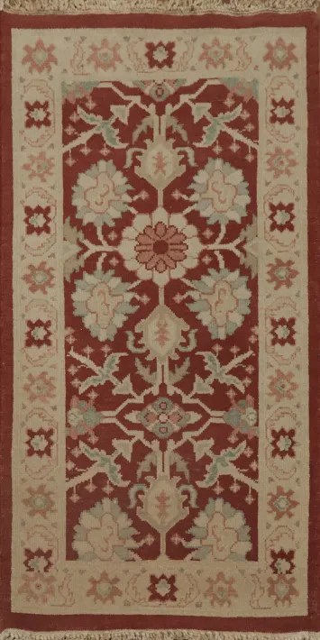 Antique Style Artisan Rug with Traditional Floral Artwork 2x4