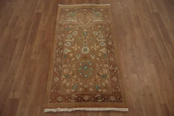 Handcrafted Brown Ziegler Egyptian Foyer Rug 2x4