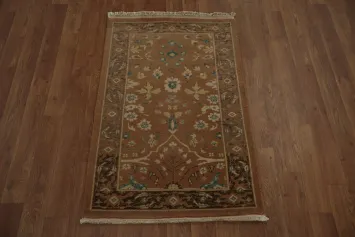Luxurious Brown Egyptian Zigler Foyer Rug 2x3