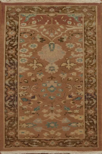 Traditional Vintage Rug with Antique Charm and Warm Hues 2x4