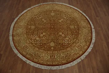 Luxurious Classic Style Round Ziegler Rug for a Cozy Living Space 6x6