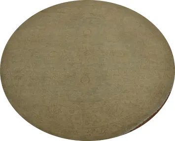 Elegant Round Area Rug in Earthy Tones for Timeless Decor 5x5