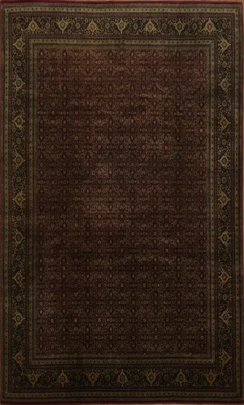 Traditional Hand-Knotted Palace Persian Tabriz Rug with Rich, Deep Color Palette