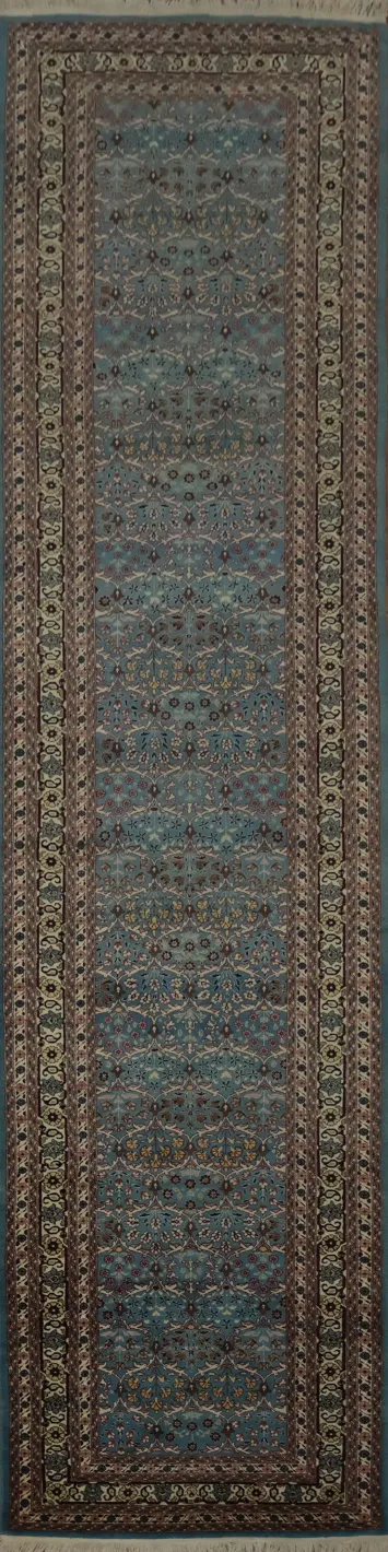 Luxurious Hand-Knotted 100% Wool Ziegler Oriental Runner Rug 3x16