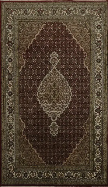 Tabriz Mahi Traditional Floral Area Rug 6x9