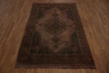 Over-Dyed Antique Patterned Rug 4x6