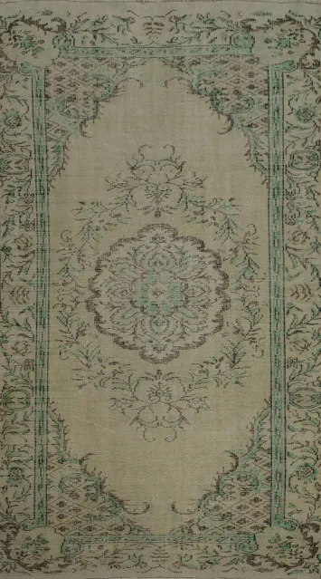 Classic Charm: Ornate Vintage Distressed Area Rug 6x9