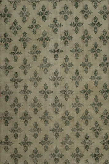 Vintage-Inspired and Distressed Area Beige Rug 6x9