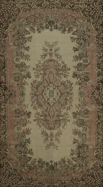 Elegant Vintage Decorative Distressed Rug 6x9