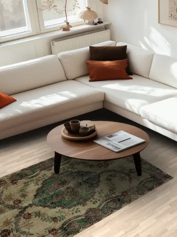 Anatolian Turkish Distressed Rug 4x7