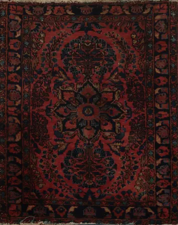 Collectible Antique Sarouk Persian Rug 2x2